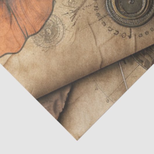 Steampunk Clock | Monarch | VIKTORIANISCH | Brille Seidenpapier (Ausschnitt)