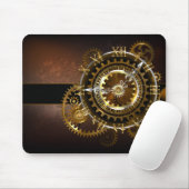 Steampunk clock mousepad (Mit Mouse)
