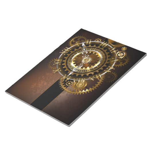 Steampunk clock notizblock (angewinkelt)