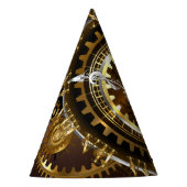 Steampunk clock partyhütchen (Vorderseite)