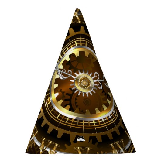 Steampunk clock partyhütchen (Rechts)