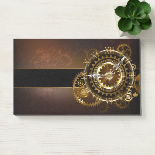 Steampunk clock post-it klebezettel (Büro)