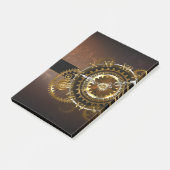 Steampunk clock post-it klebezettel (angewinkelt)