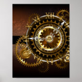 Steampunk clock poster (Vorne)