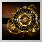Steampunk clock poster (Vorne)