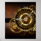 Steampunk clock poster (Vorne)