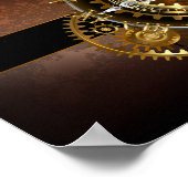 Steampunk clock poster (Ecke)