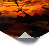 Steampunk Clock Poster (Ecke)