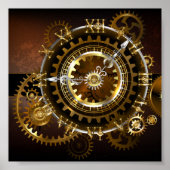 Steampunk clock poster (Vorne)