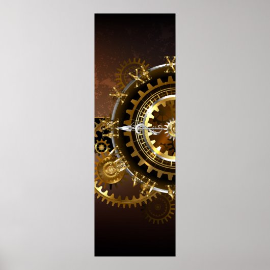Steampunk clock poster (Vorne)