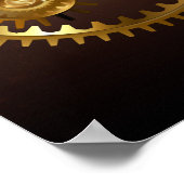 Steampunk clock poster (Ecke)