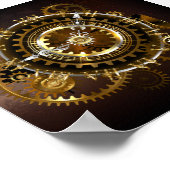 Steampunk clock poster (Ecke)