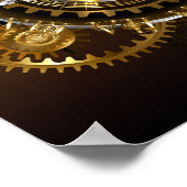Steampunk clock poster (Ecke)