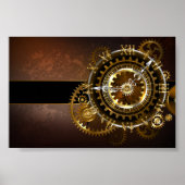 Steampunk clock poster (Vorne)