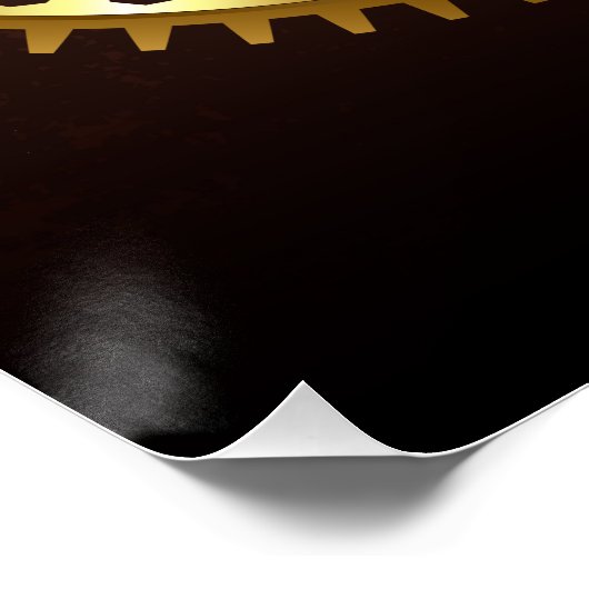 Steampunk clock poster (Ecke)