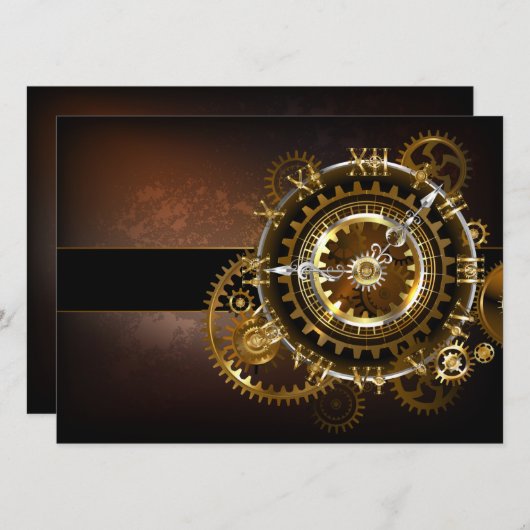 Steampunk clock programm (Vorne/Hinten)