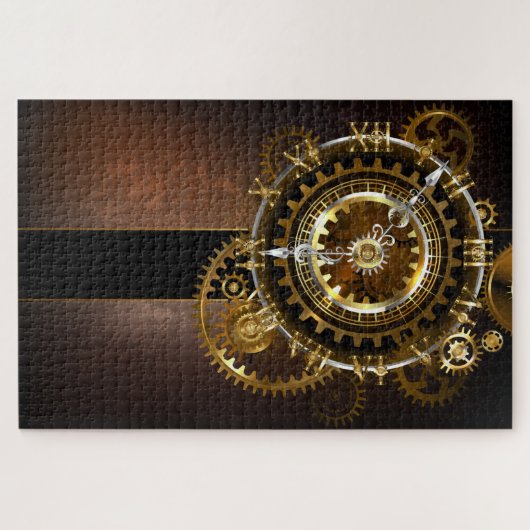 Steampunk clock puzzle (Horizontal)