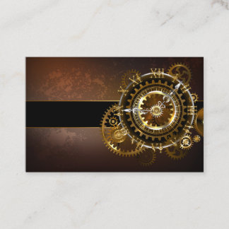 Steampunk clock rabattkarte
