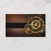 Steampunk clock rabattkarte (Vorderseite)