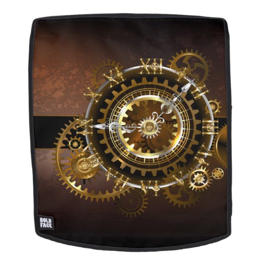 Steampunk clock rucksack (Abnehmbare Front)