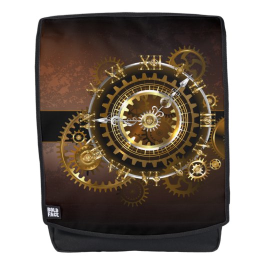 Steampunk clock rucksack (Vorderseite)