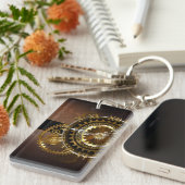 Steampunk clock schlüsselanhänger (Vorderseite rechts)