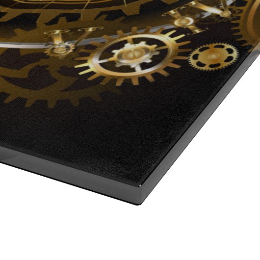 Steampunk clock schneidebrett (Ecke)