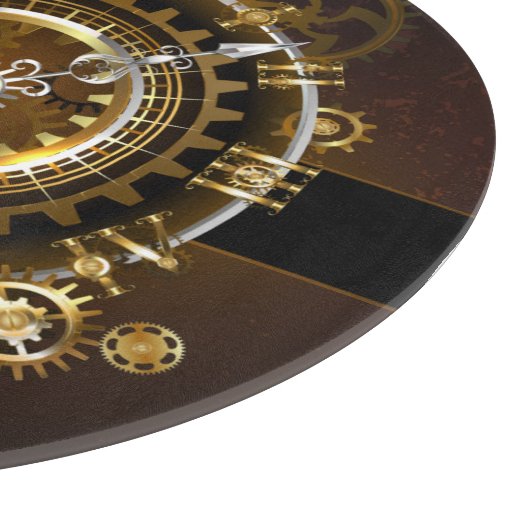 Steampunk clock schneidebrett (Ecke)