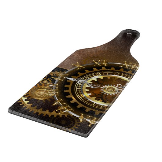Steampunk clock schneidebrett (Ecke)