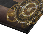 Steampunk clock schneidebrett (Ecke)