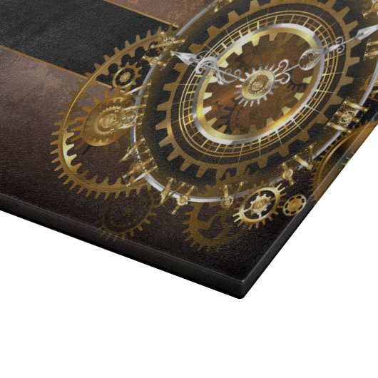 Steampunk clock schneidebrett (Ecke)