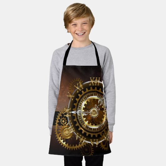 Steampunk clock schürze (Getragen)