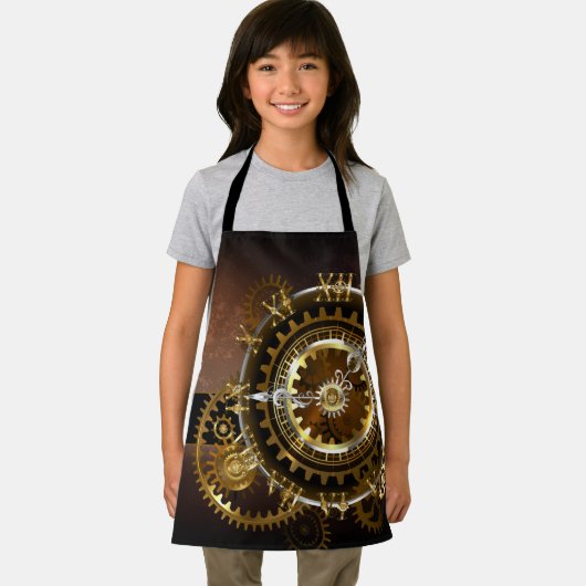 Steampunk clock schürze (Insitu)