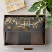 Steampunk clock seidenpapier (Geschenk)