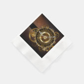 Steampunk clock serviette (Ecke)