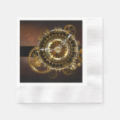 Steampunk clock serviette (Vorderseite)