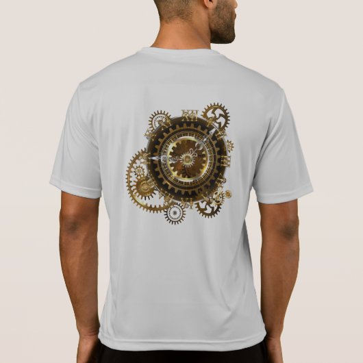 Steampunk clock T-Shirt (Rückseite)