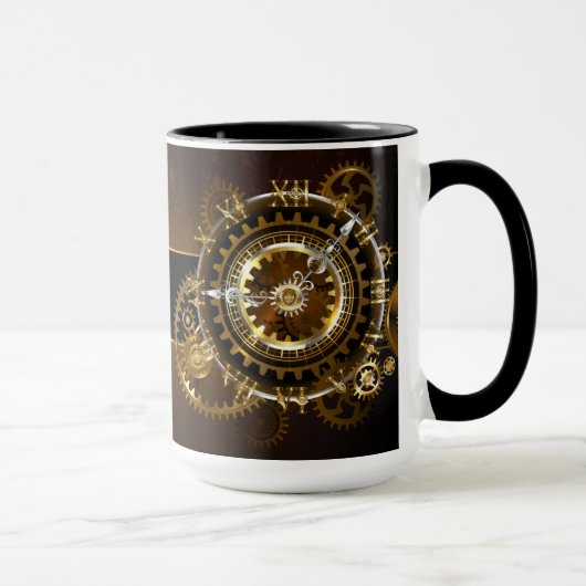 Steampunk clock tasse (Rechts)