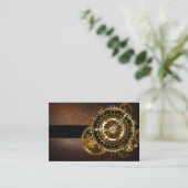 Steampunk clock terminkarte (Stehend Vorderseite)