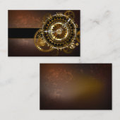 Steampunk clock terminkarte (Vorne/Hinten)