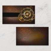 Steampunk clock terminkarte (Vorne/Hinten)