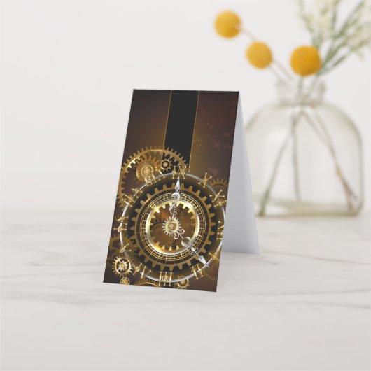Steampunk clock terminkarte (Vorderseite)