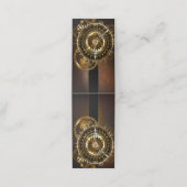 Steampunk clock terminkarte (Außenseite Aufgefaltet)