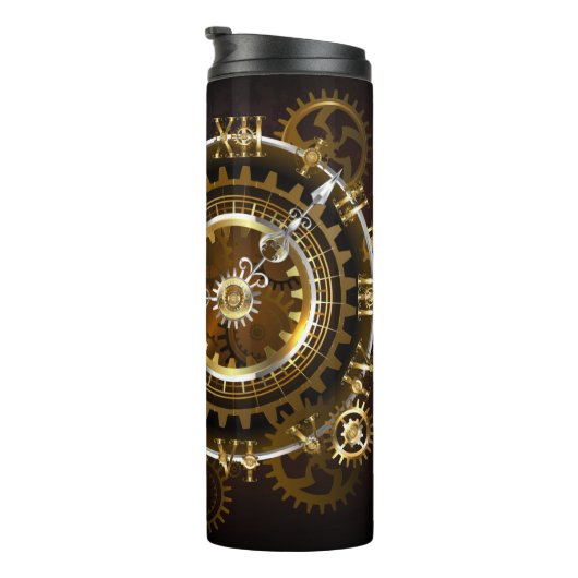 Steampunk clock thermosbecher (Nach rechts gedreht)
