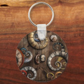 Steampunk - Clock - Time machine Schlüsselanhänger (Vorderseite)