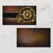 Steampunk clock treuekarte (Vorne/Hinten)
