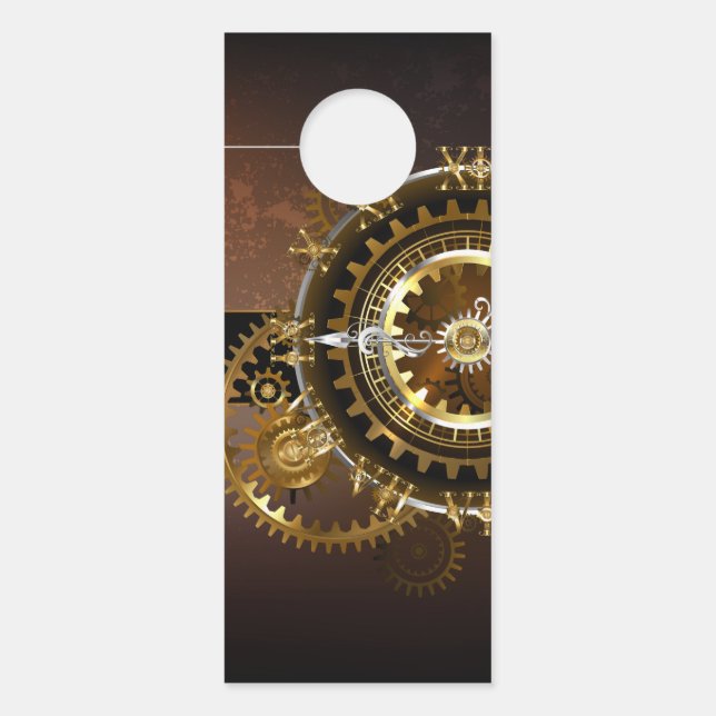 Steampunk clock türanhänger (Vorderseite)