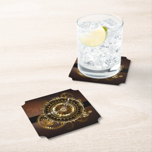 Steampunk clock untersetzer (Vor Ort)