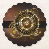 Steampunk clock untersetzer (Vorderseite)