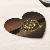 Steampunk clock untersetzer (angewinkelt)